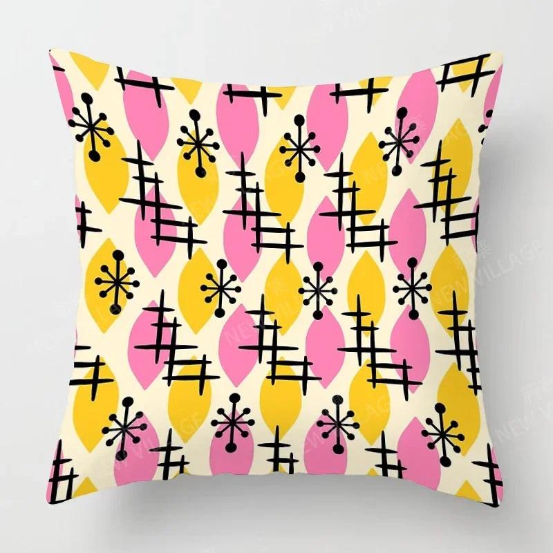 Nordic Fall Home Decor Autumn Throw Pillow Case Sofa Cushion Cover Modern   Geometry