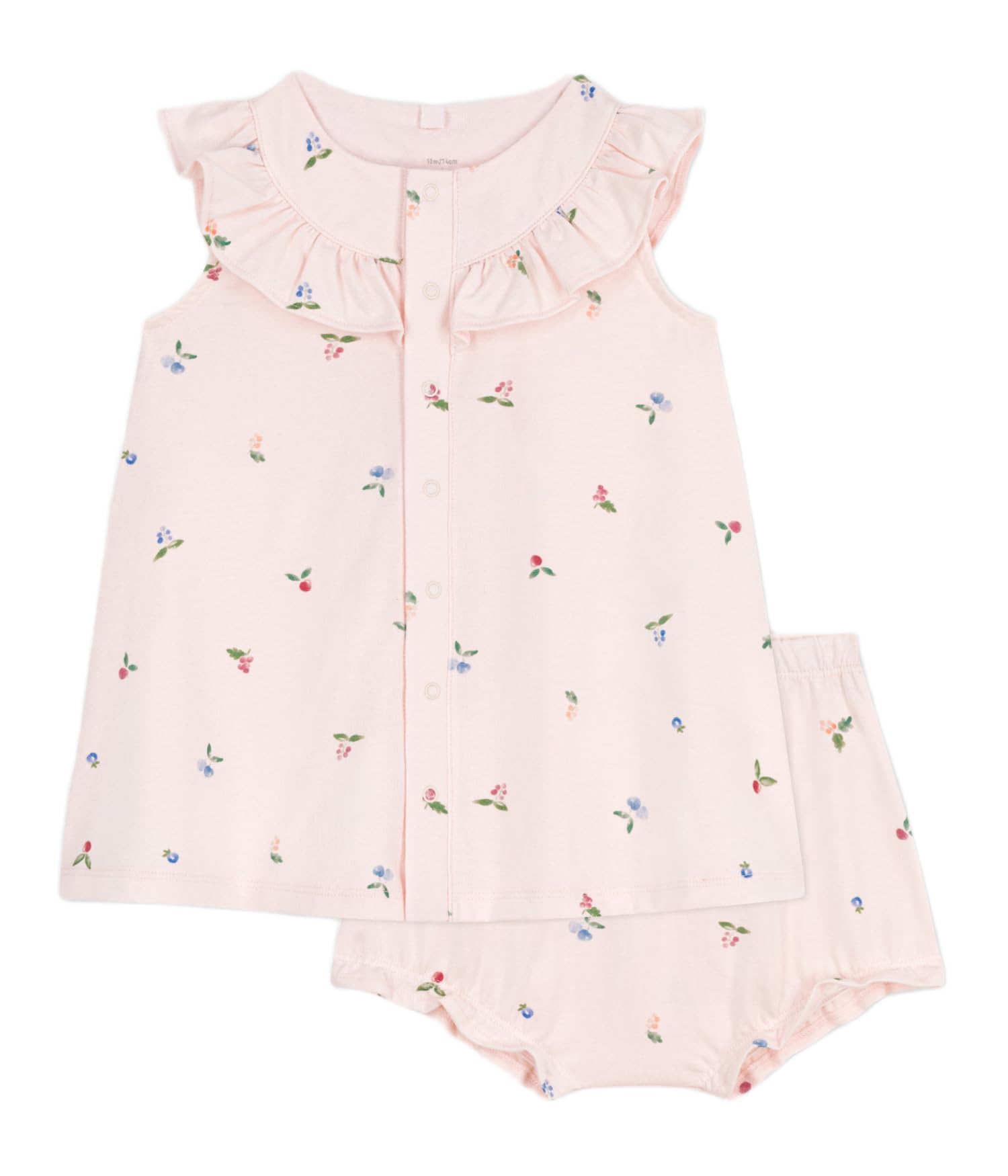 

Dress and Bloomer Set A0CHH Light 12 months 74cm [Petit Bateau] Pink/Multicolor