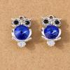 10pcs Cute Animal Charms Crystal Owl Pendants for Jewelry Making DIY Necklace Earrings Bracelet Accessories Supplies