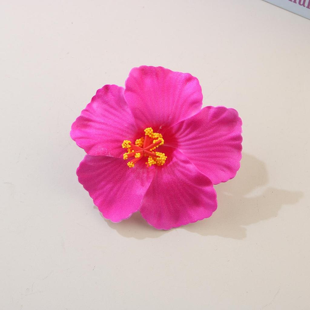 Handcrafted Floral Hair Clip for Beach Vacations - Updo Side Clip with Duckbill Design