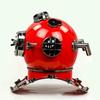 U.S Navy Red Antique Diving Helmet - Mark V Deep SCA Scuba Divers Helmet - Christmas Red