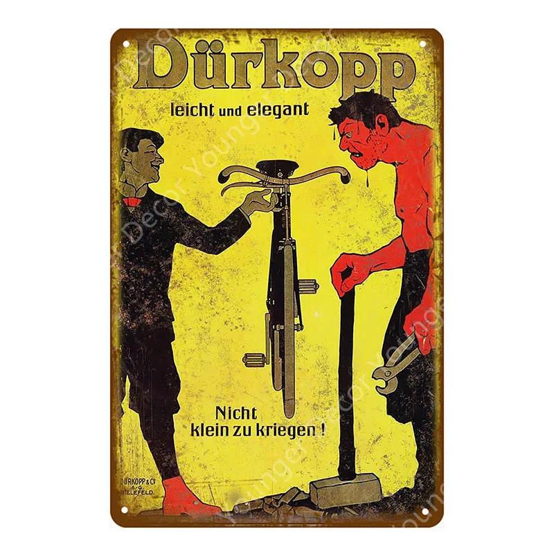 Ride Bicycle Metal Tin Signs Motor Cycling Riding Bike Vintage Poster Bar Pub Club Home Room Decor Wall Sticker Plaque YJ210
