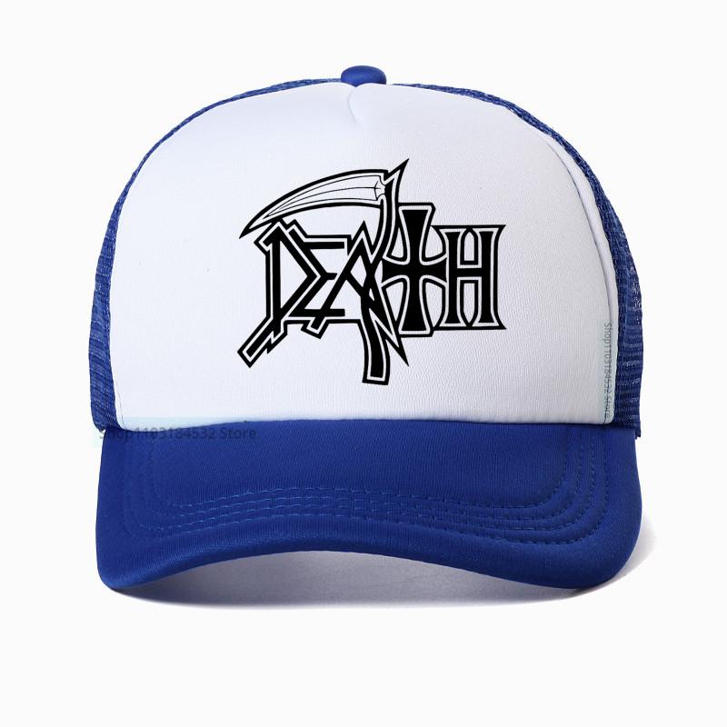 Death Metal Band Baseball Cap Rock Fan Hat Summer Fashion Unisex Mesh Breathable Sun Hats Outdoor Casual Trucker Caps