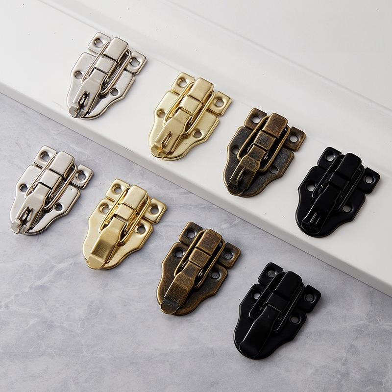 2/10pc Vintage Jewelry Wood Box Hasps Drawer Latches Decorative Suitcases Hasp Latch Buckle Clasp Furniture Hardware 40*60MM