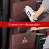 Car Seat Back Protection Anti-Kick Pad Rear Seat Storage Bag For Mitsubishi Outlander Pajero Lancer EX Evolution X Ralliart Asx