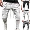 Cargo Pants Handsome Deep Crotch Comfy Camping Pants Drawstring Mid Waist Fitness Pants Sports Pants Workwear