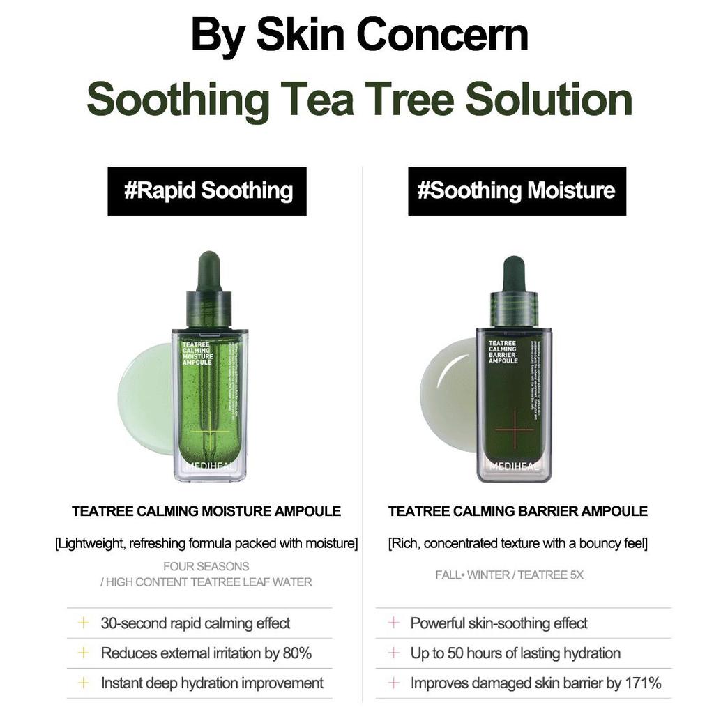 Mediheal TEATREE CALMING AMPOULE(Moisture / Barrier) 50ml