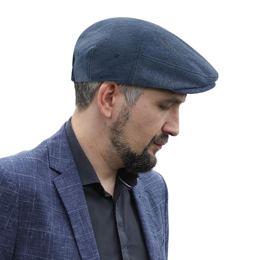 Clape Hunting Solid Plus Gift Men's Hat, Color, Sizes, Fall/Winter, Golf, Adjustable, Casual, Outdoor, Beret, Simple, Painter's Hat, (C-HBL1-Blue)