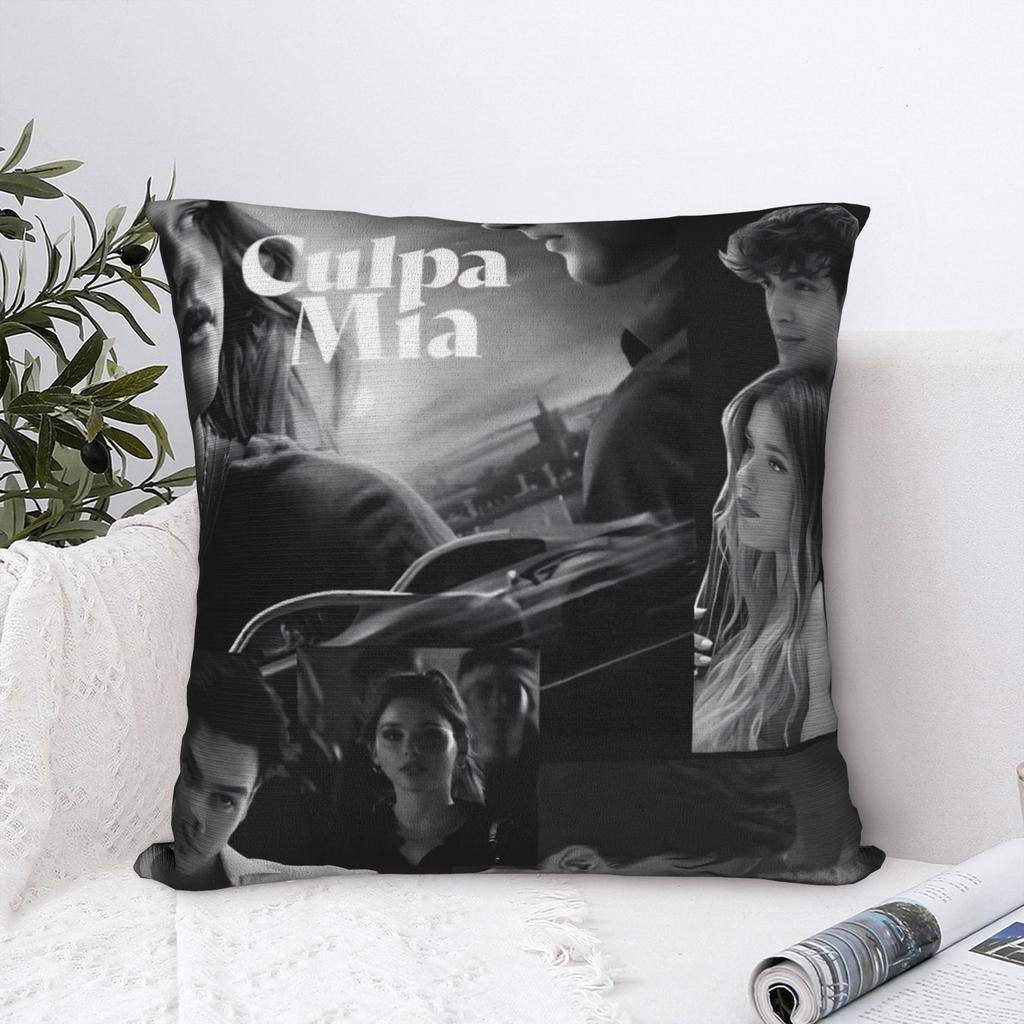 Film Culpa Mia Pillow Case  Retro Trendy Pillow Cover Soft Pillowcases For Office Car Home Decor
