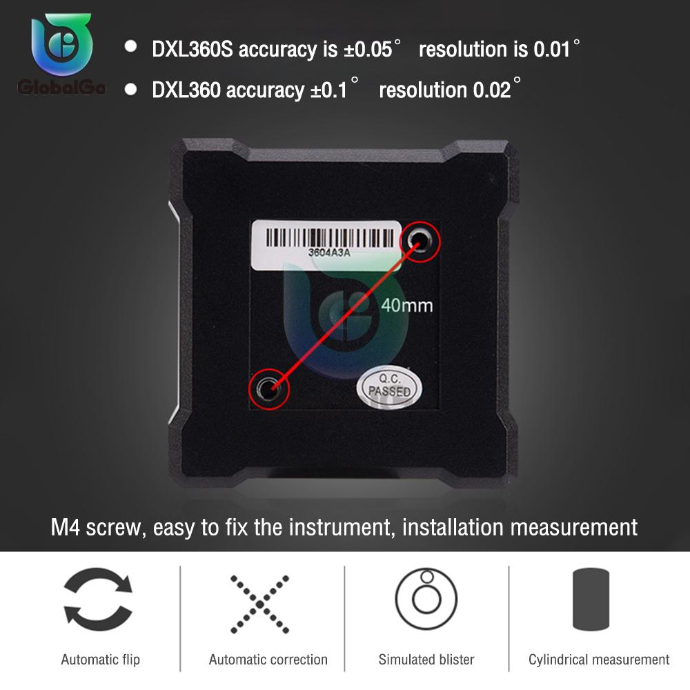 Digital Electronic Level & Angle Gauge Angle Finder Magnetic Base Measuring Tool for Carpentry Building Masonry