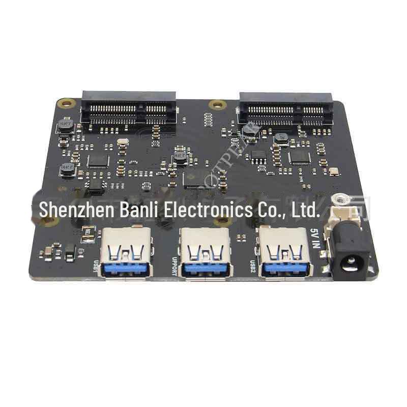 Raspberry Pi X852 Dual mSATA SSD Expansion Board for 3B+/3B/ROCK64