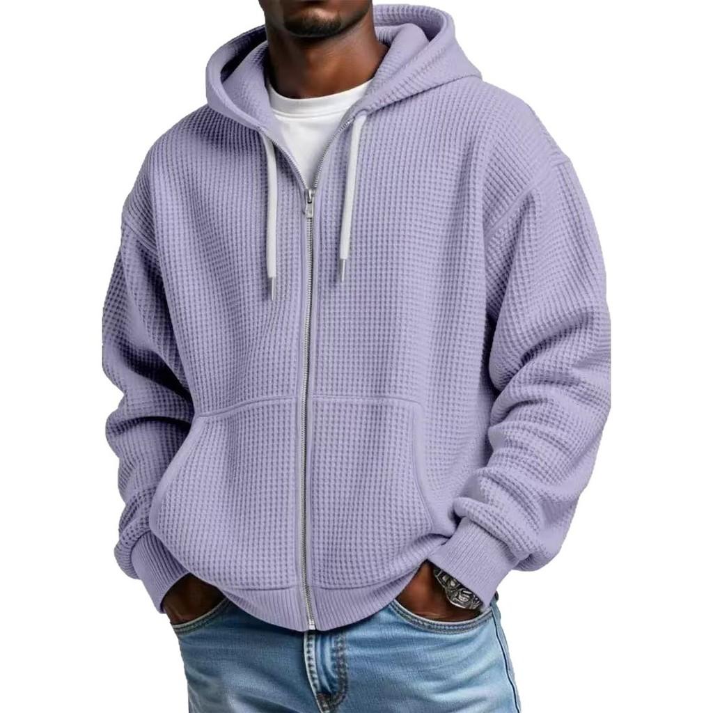 Hoodie Mens Casual Sweatshirt With Thick Polyester Fabric For Winter Comfort