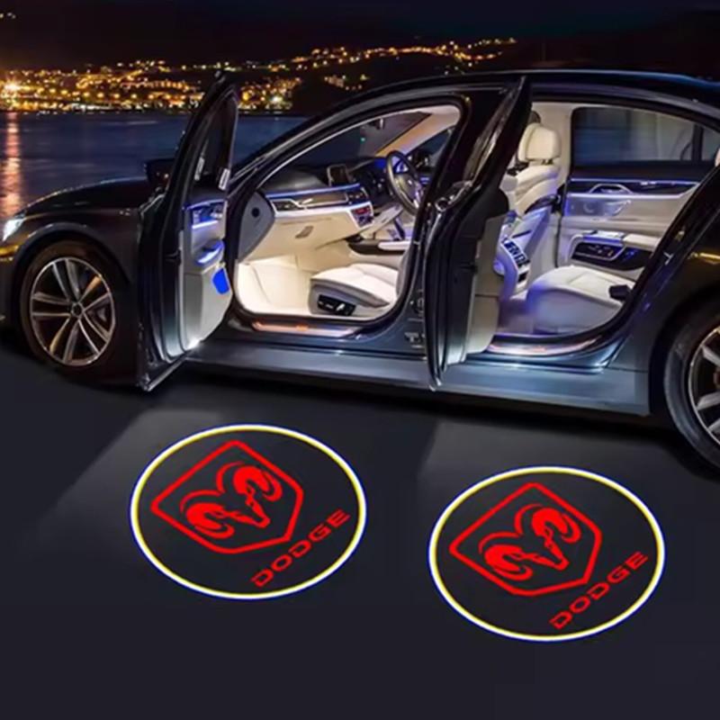Car Door Projector Light Welcome Lamps For Dodge Challenger 2008-2019 SRT Demon 2013-2019 YY9