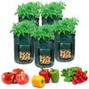1PC Garden Potato Grow Bag PE Fabrics Gardening Thicken Pot Vegetables Planter Tub with Handles and Access Flap