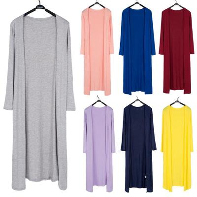 Damen Modal Cardigan mit langen Ärmeln - Herbst- und Sommerstil Schal mit Sonnenschutz