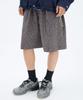 GOSTREET Bermuda Check Banding Pants Red