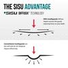 SISU Aero Small Mouthguard Snow White - 1.6mm Thin Profile