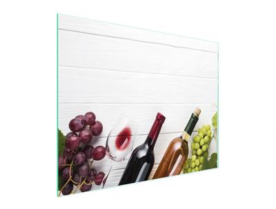 SZKLANA DESKA DO KROJENIA 52x40 WINO