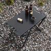 Tragbarer Klapp-Campingtisch, Leichter Eisen-Picknicktisch, Kompaktes Design für Outdoor-Camping, Strand, Grillen, Tailgating, Wandern ( Faltbar)