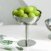 1Pieces 200ml Stainless Steel Ice Cream Cup Salad Bowl Dessert Sorbet Bowl Tableware Fruit Plate Snack Dish Outdoor Tableware