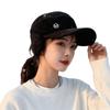 Windproof Knitted Hat Thickened Baseball Cap Casual Empty Top Cap  for Women