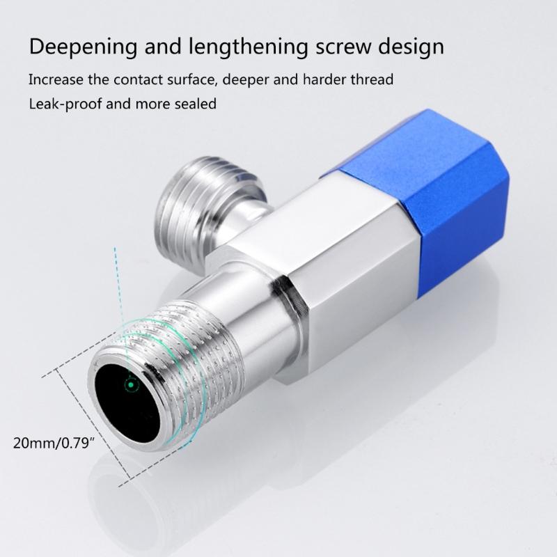 Convenient Water Control Valves Multi Scene Shut Off Valves Versatile Water Control Solution for Kitchen Bathroom Toilet