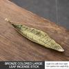 Long Leafs Censer Incense Support Rods Holder Ash Catcher Incense Stand Meditation Room Yoga Insence Burner Accessories XX003