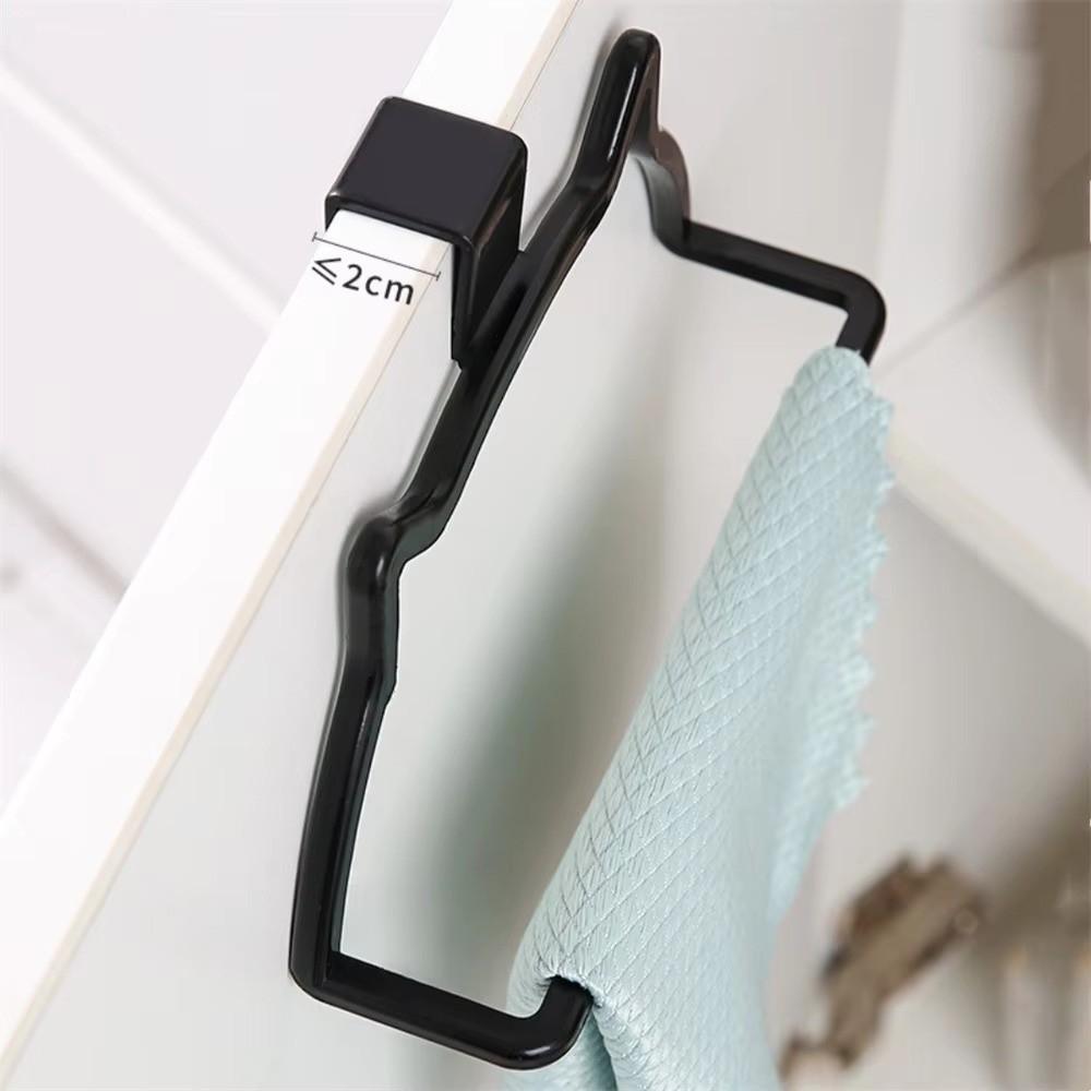 Cute Plastic Towel Rack Cat-Shaped Durable Single Rod Door Hook Punch-free Door Back Hook Home Organizer