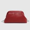 IELGY Fashionable Trendy Shell Bag Shoulder Diagonal Chain Bag Woven