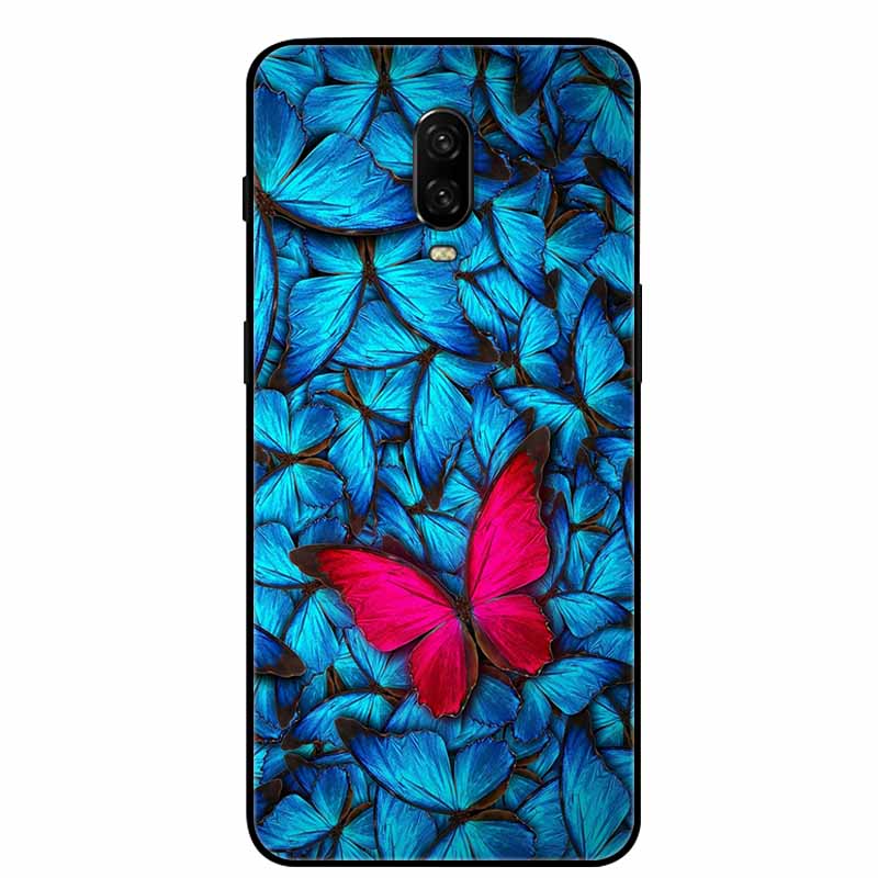For Oneplus 6T Case Silicone Lovely TPU Soft Phone Cover for One Plus 6 6T Protective Back Shells oneplus6T Cute Cats Funda Capa
