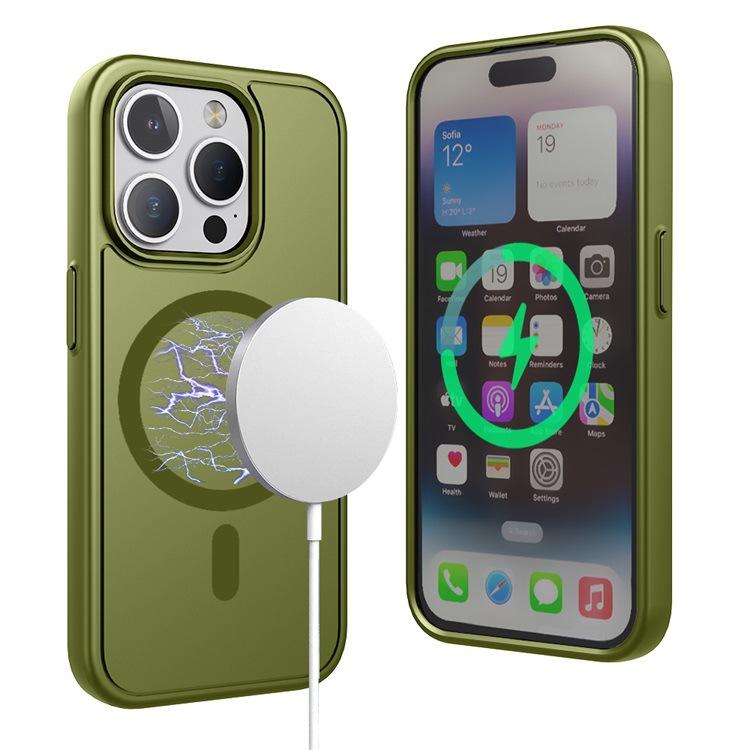 iPhone 11 mobile phone case is suitable for Apple 11Promax 2-in-1 PC matte magnetic protective cover 11 skin-sensitive case.