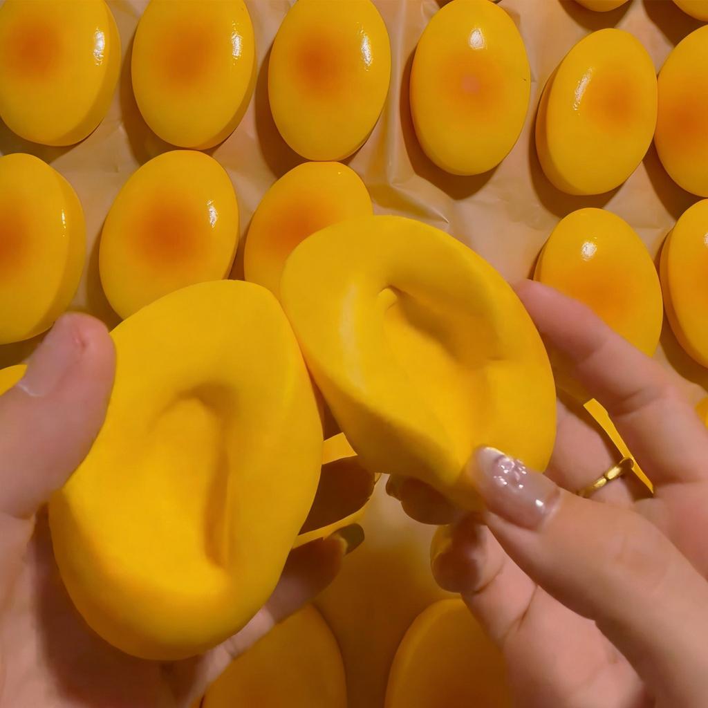 Squishy Simulated Cheese Bread Toy - Slow Rising Soft Squeeze Stress Relief Sensory Fidget Toy For Anxiety Adhd Autism Adults