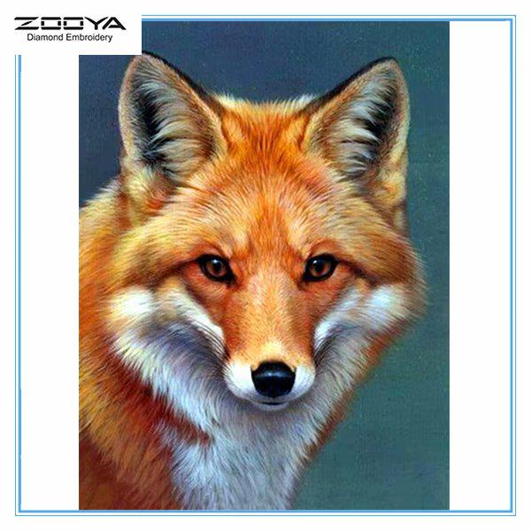 

ЗООЯ DIY 3D Алмазная картина животное лиса вышивка крестиком домашний декор
