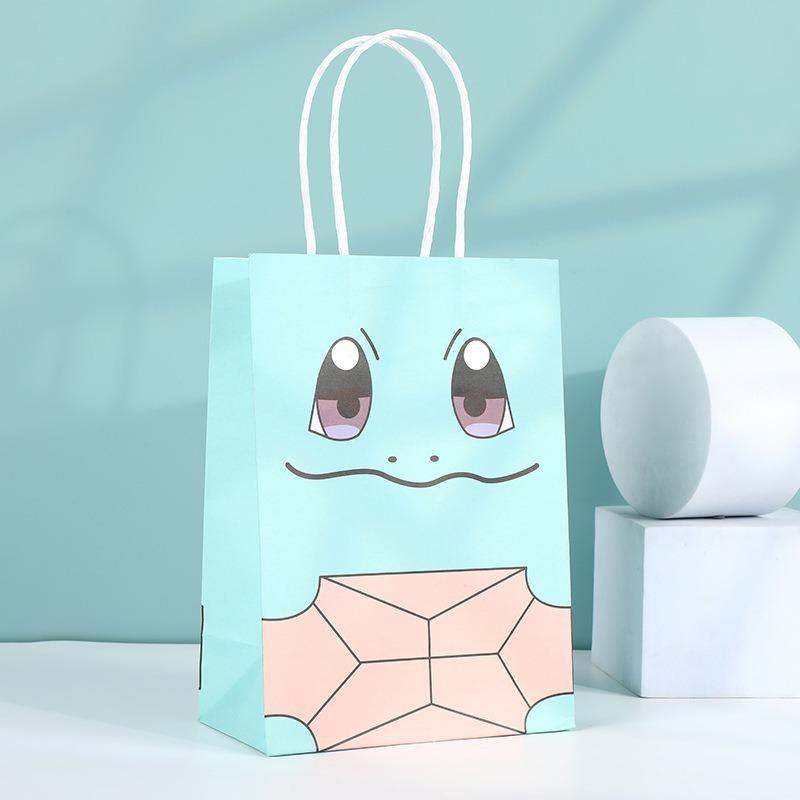 12Pcs Cartoon Gift Handles Bags Shopping Birthday Party Favor Bags
