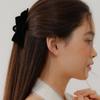 OVLA Mini_classique Velvet Gold Edge Ribbon Hair Clip HC029