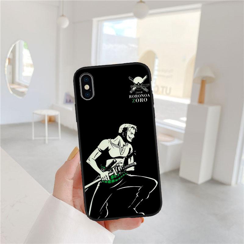 FM50 Zoro One Piece Soft Shell Phone Case for Samsung Galaxy S20 S21 S22 Ultra FE + Plus A21S A22 A24 A25 A26 A30 A30S A31