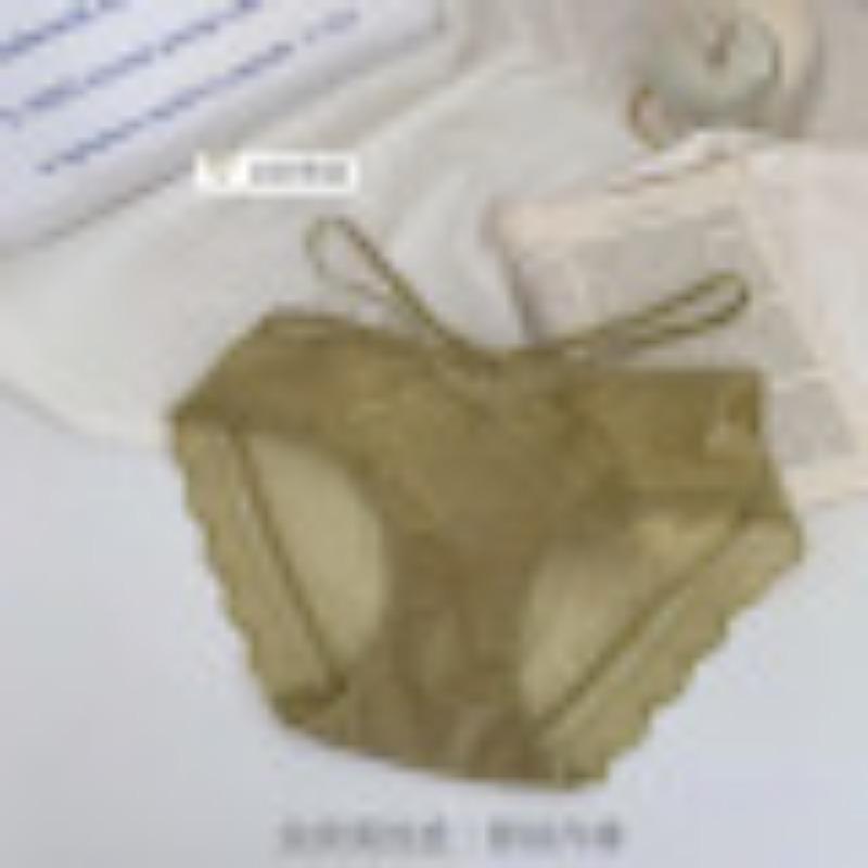 Damen Wollen Wind Taille Atmungsaktiv Sexy Ohne Spuren Heben Hüfte Tasche Hüfte Würze Spitze Kante Slips Unterwäsche