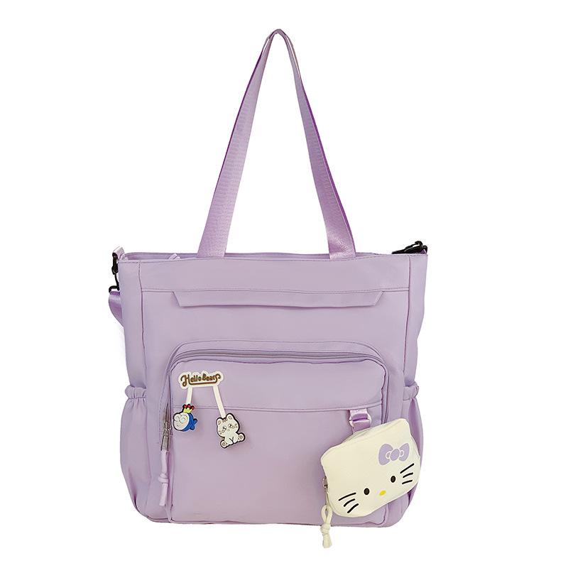 Cute Girl's Japanese Korean Casual Shoulder Cross-Body Bag: Large Capacity Primary School Student Backpack.