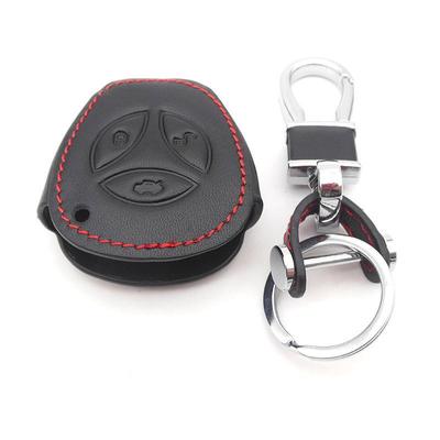 Leather Car Key FOB Cover Case For LADA Priora Sedan Sport Kalina Granta Vesta X-Ray