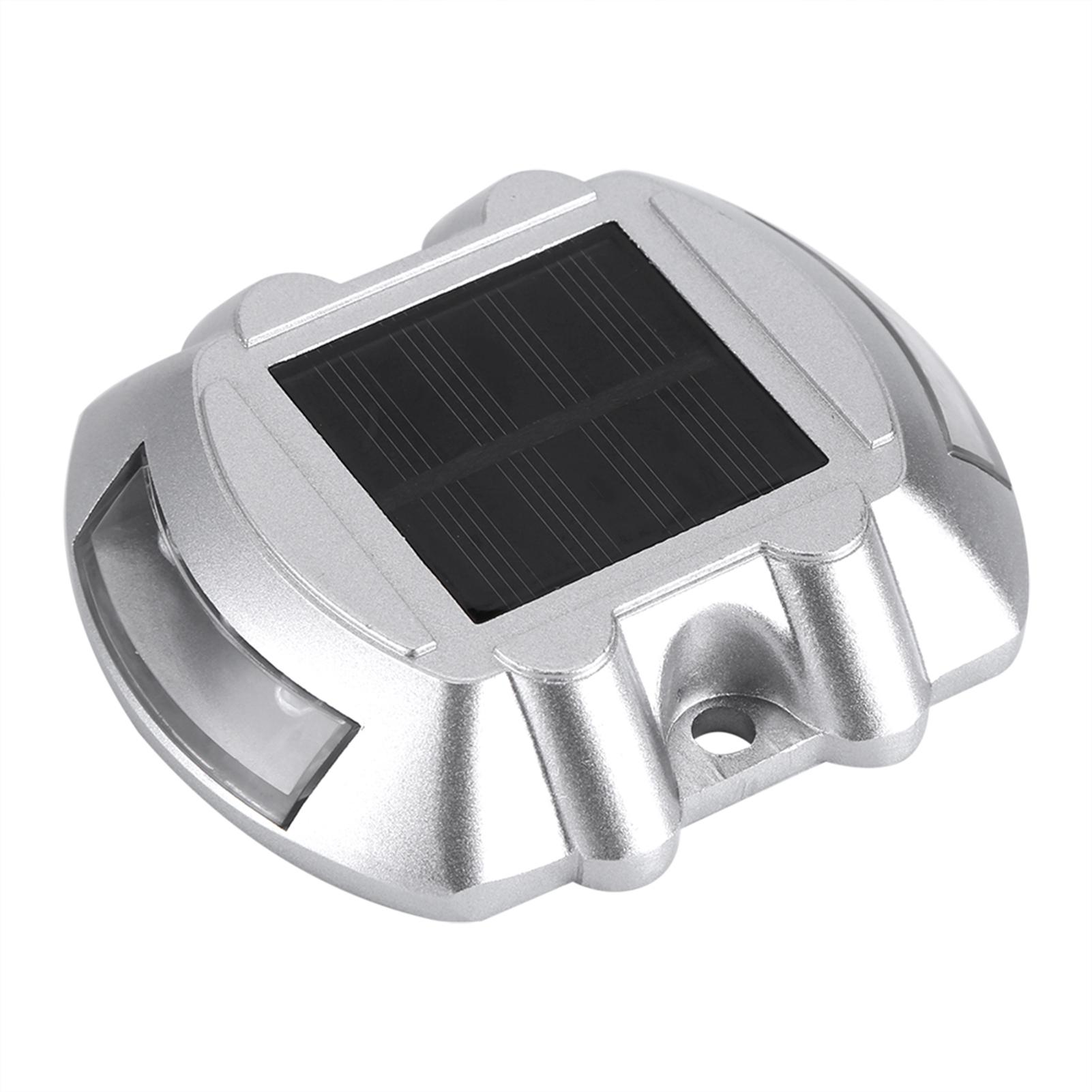 

Casting Aluminum Solar Power 6 LED Outdoor Waterproof Driveway Pathway Light Road Step Lamp Flashing red