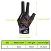 3 Finger Left Hand Pool Glove Adjustable Billiards Glove Snooker Shooting Glove Non Slip Stretchy Billiards Accessory