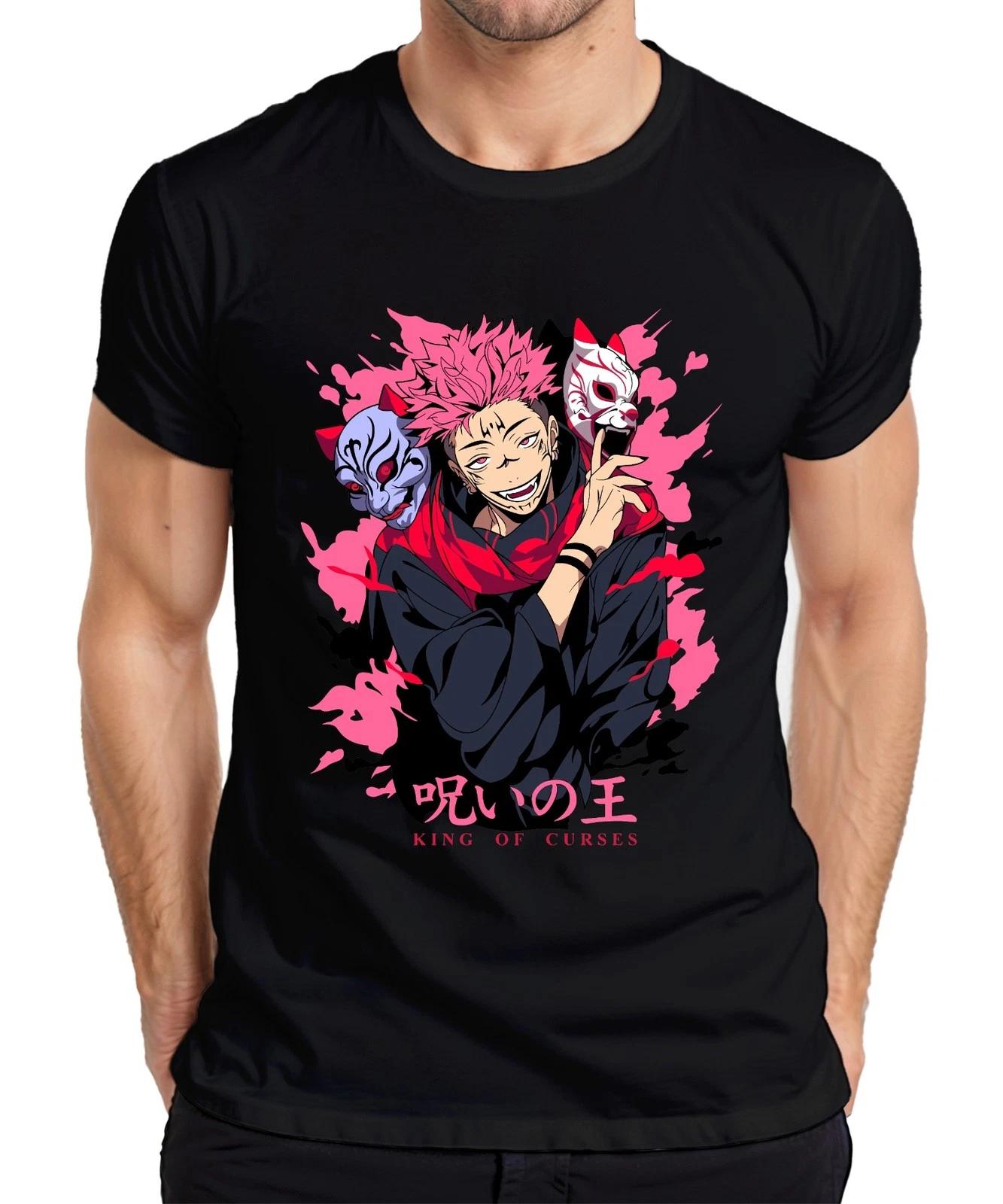 Jujutsu Kaisen Sukuna King of Curses Anime Ästhetik Geschenk Manga Herren T-Shi XS