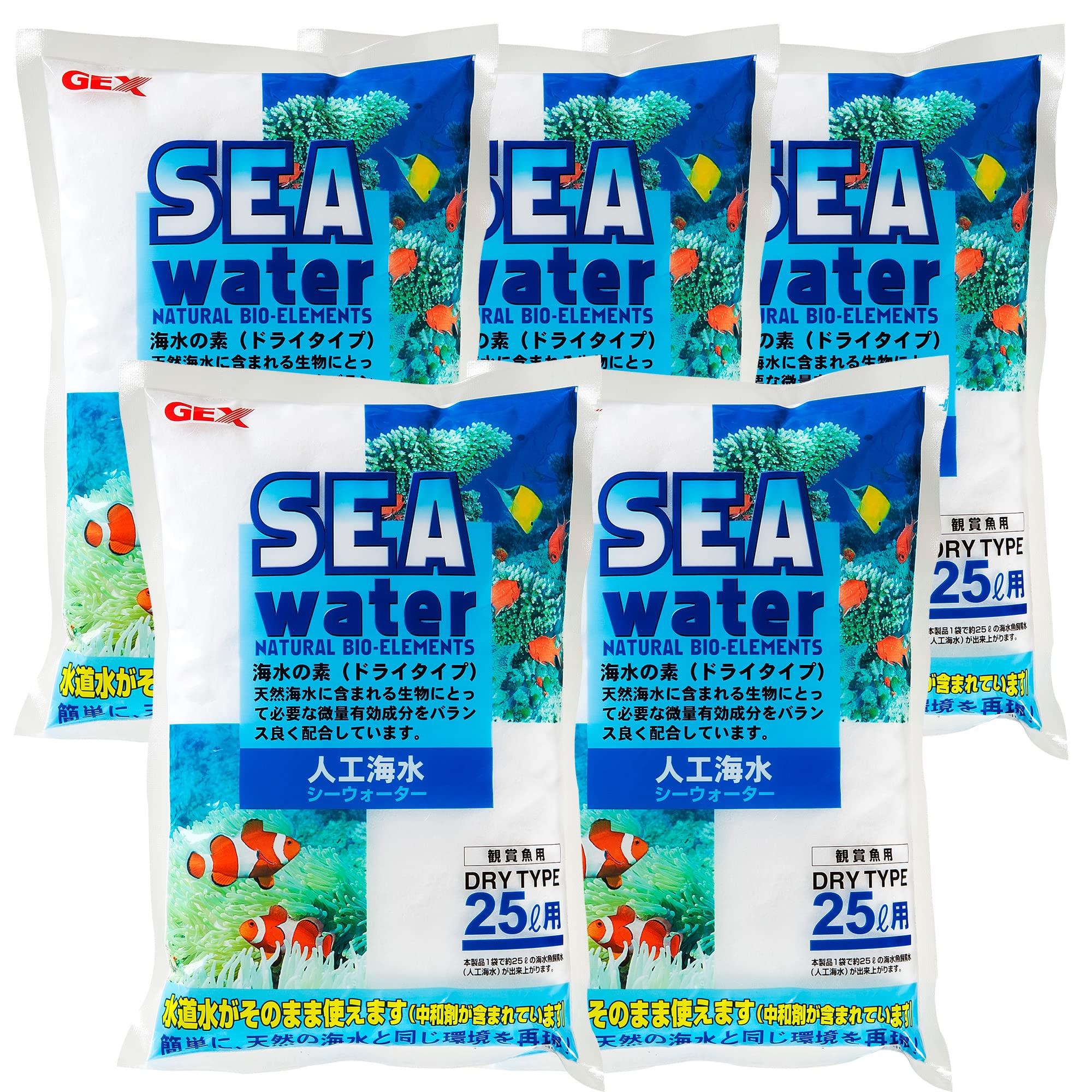 

GEX Seawater 25L x 5 piece set