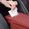 Arm Rest Cover For Car Automotive Interior Accessories With Tissue Box Slot Car Armrest Storage Box For SUV RV Truck Sedan