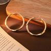 Cold Wind Large Circle Earrings, High-End Light Luxury Niche Earrings, Simple Earrings, Women'S Exaggerated Atmospheric Earrings