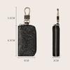 PU-Leder Reißverschluss Schlüsselhalter Organizer Auto Schlüssel Tasche Geldbörse Herren Damen Mode Einfach Schlüsseletui Tasche Schlüsselanhänger Geldbörse