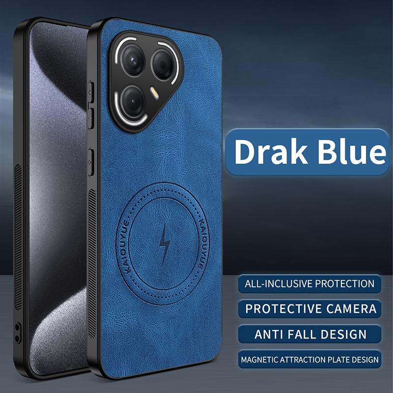 For Tecno Pova 7 Ultra/Tecno Pova 7 Pro Case Simple Stylish Magnetic Suction Luxury PU Leather Skin-friendly Anti-drop Cover