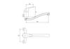 Invena Mitris Sink Tap, Spout 15cm