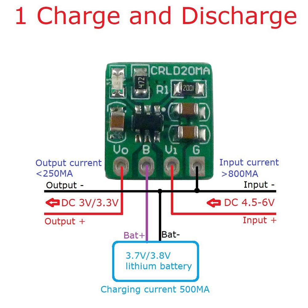 DC-DC Charging and Step-Down Power Module 3/3.3V Voltage Regulator Power Supply Buck Module