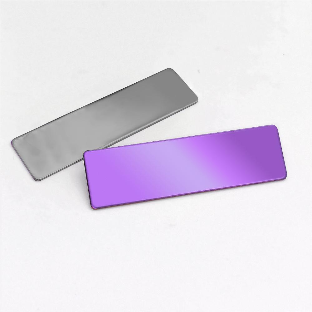 Stainless Steel Employee Name Badge with Magnet Pin